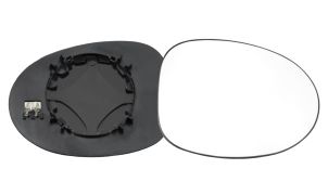 VERRE DE RÉTROVISEUR RENAULT TWINGO 1996-1998 AVEC SUPPORT / CHAUFFANT / CONVEXE DROIT