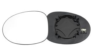 VERRE DE RÉTROVISEUR RENAULT TWINGO 1996-1998 AVEC SUPPORT / CHAUFFANT / CONVEXE GAUCHE