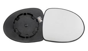 VERRE DE RÉTROVISEUR RENAULT CLIO CAMPUS 2006-2009 AVEC SUPPORT / CHAUFFANT / CONVEXE / DROIT