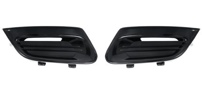 GRILLES RENAULT TWINGO 2012-2014 PARE-CHOCS AVANT / NOIRE BRILLANTE / GAUCHE+DROITE 