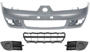 PARE-CHOCS RENAULT CLIO CAMPUS 2006-2009 AVANT / AVEC GRILLES / AVEC APPRET