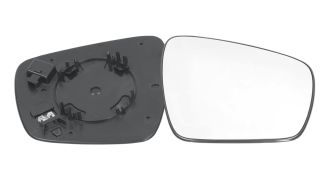 VERRE DE RÉTROVISEUR RENAULT ESPACE 2014-2019 AVEC SUPPORT / CHAUFFANT / CONVEXE / DROIT