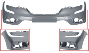 PARE-CHOCS RENAULT KOLEOS 2017-2020 AVANT / SUPÉRIEURE / AVEC CAPTEUR / AVEC APPRET