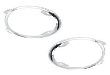 ENJOLIVEURS ANTIBROUILLARDS RENAULT MEGANE 2014-2016 PARE-CHOCS AVANT / CHROMÉS / KIT / GAUCHE+DROIT
