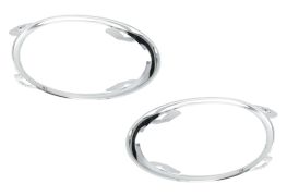 ENJOLIVEURS ANTIBROUILLARDS RENAULT MEGANE 2014-2016 PARE-CHOCS AVANT / CHROMÉS / KIT / GAUCHE+DROIT