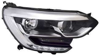 PHARE AVANT RENAULT MEGANE 2016-2020 BASE CHROMÉE / DROIT