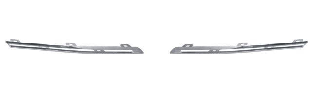 MOULURES GRILLE RENAULT MEGANE 2016-2020 FACE AVANT / 2 PIÈCES / CHROMÉE