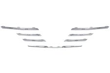 MOULURES GRILLE RENAULT MEGANE 2016-2020 FACE AVANT / 7 PIÈCES / CHROMÉE