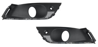 GRILLES RENAULT MEGANE 2016-2020 PARE-CHOCS AVANT / AVEC ANTIBROUILLARDS / AVEC CAPTEUR
