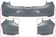 PARE-CHOCS RENAULT MEGANE 2016-2020 ARRIÈRE / 5 PORTES / AVEC APPRET
