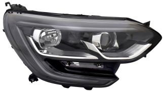 PHARE AVANT RENAULT MEGANE 2016-2020 BASE NOIRE / DROIT