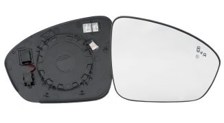 VERRE DE RÉTROVISEUR MITSUBISHI COLT 2023-> AVEC SUPPORT / CHAUFFANT / SIDE ASSIST / CONVEXE / DROIT