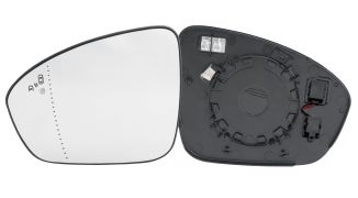 VERRE DE RÉTROVISEUR MITSUBISHI COLT 2023-> AVEC SUPPORT / CHAUFFANT / SIDE ASSIST / ASPHÉRIQUE / GAUCHE