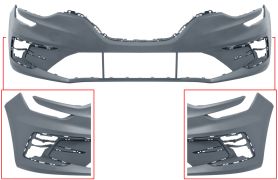PARE-CHOCS RENAULT MEGANE 2020-2023 AVANT / AVEC APPRET