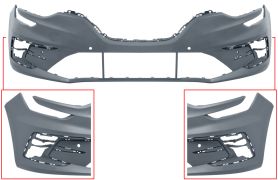 PARE-CHOCS RENAULT MEGANE 2020-2023 AVANT / AVEC 4 CAPTEUR / AVEC APPRET