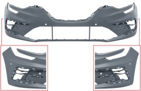 PARE-CHOCS RENAULT MEGANE 2020-2023 AVANT / AVEC 6 CAPTEUR / AVEC PARK ASSIST / AVEC APPRET