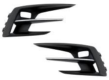 GRILLES RENAULT MEGANE 2020-2023 PARE-CHOCS AVANT / AVEC ANTIBROUILLARDS / GAUCHE+DROITE