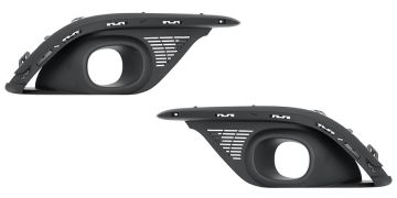 GRILLES RENAULT SCENIC 2016-2020 PARE-CHOCS AVANT / AVEC ANTIBROUILLARDS / KIT / GAUCHE+DROIT