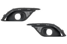 GRILLES RENAULT SCENIC 2016-2023 PARE-CHOCS AVANT / AVEC ANTIBROUILLARDS / KIT / GAUCHE+DROITE