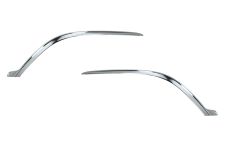 MOULURES GRILLE RENAULT SCENIC 2016-2023 PARE-CHOCS AVANT / CHROMÉES / KIT / GAUCHE+DROITE