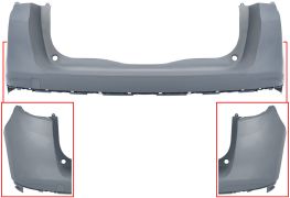 PARE-CHOCS RENAULT SCENIC 2016-2020 ARRIÈRE / AVEC APPRET