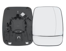 VERRE DE RÉTROVISEUR NISSAN NV300 2016-2021 AVEC SUPPORT / ASPHÉRIQUE / DROIT