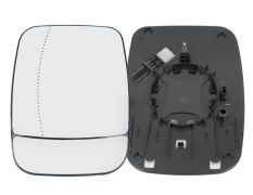 VERRE DE RÉTROVISEUR NISSAN NV300 2016-2021 AVEC SUPPORT / ASPHÉRIQUE / GAUCHE