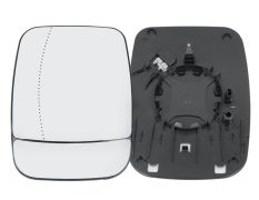 VERRE DE RÉTROVISEUR NISSAN NV300 2016-2021 AVEC SUPPORT / CHAUFFANT / ASPHÉRIQUE / GAUCHE