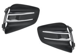 GRILLE RENAULT CLIO 2019-> PARE-CHOCS AVANT / AVEC MOULURES / KIT / GAUCHE+DROIT