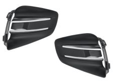 GRILLE RENAULT CLIO 2019-2023 PARE-CHOCS AVANT / AVEC MOULURES / KIT / GAUCHE+DROITE