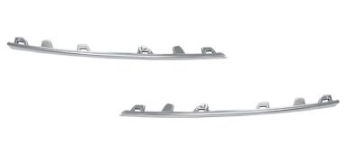 MOULURE GRILLE RENAULT CLIO 2019-> FACE AVANT / CHROMÉE / KIT / GAUCHE+DROIT