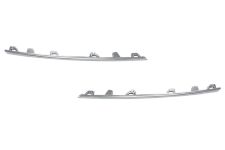 MOULURE GRILLE RENAULT CLIO 2019-2023 FACE AVANT / CHROMÉE / KIT / GAUCHE+DROITE