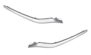 MOULURES GRILLE RENAULT CAPTUR 2019-> FACE AVANT / INFÉRIEURE / CHROMÉE / GAUCHE+DROITE