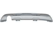 SPOILER RENAULT CAPTUR 2019-> PARE-CHOCS ARRIÈRE / AVEC CAPTEUR / AVEC TROU ÉCHAPPEMENT / GRIS ARGENT