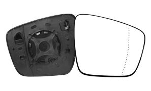 VERRE DE RÉTROVISEUR NISSAN TOWNSTAR 2021-> AVEC SUPPORT / CHAUFFANT / ASPHÉRIQUE / DROIT