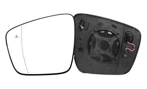 VERRE DE RÉTROVISEUR NISSAN TOWNSTAR 2021-> AVEC SUPPORT / CHAUFFANT / SIDE ASSIST / ASPHÉRIQUE / GAUCHE