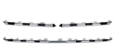 MOULURES GRILLE RENAULT KANGOO 2021-> FACE AVANT / INFÉRIEURE / CHROMÉE / KIT / 3 PIÈCES