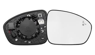 VERRE DE RÉTROVISEUR RENAULT ARKANA 2020-> AVEC SUPPORT / CHAUFFANT / SIDE ASSIST / CONVEXE / DROIT