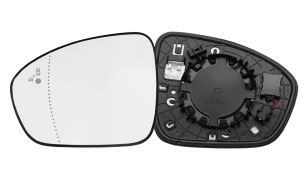 VERRE DE RÉTROVISEUR RENAULT ARKANA 2020-> AVEC SUPPORT / CHAUFFANT / SIDE ASSIST / ASPHÉRIQUE / GAUCHE