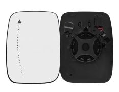 VERRE DE RÉTROVISEUR NISSAN PRIMASTAR 2021-> AVEC SUPPORT / CHAUFFANT / SIDE ASSIST / ASPHÉRIQUE / GAUCHE