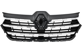 GRILLE RENAULT TRAFIC 2021-> FACE AVANT / 5 MOULURES CHROMÉE