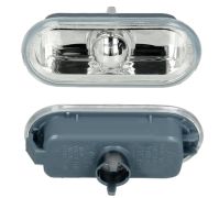 FEU D´AILE SKODA CITIGO 2012-2019 TRANSPARENT / BLANC / REVERSIBLE