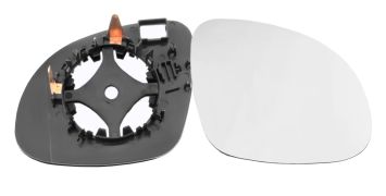 VERRE DE RÉTROVISEUR SKODA YETI 2009-2013 AVEC SUPPORT / CONVEXE / DROIT