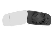 VERRE DE RÉTROVISEUR SKODA SUPERB 2001-2006 AVEC SUPPORT / CHAUFFANT / ASPHÉRIQUE / GRAND / GAUCHE