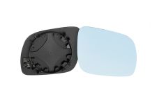 VERRE DE RÉTROVISEUR AUDI A3 1996-2000 AVEC SUPPORT / MODÈLE PETIT / CHAUFFANT / CONVEXE / BLEU / DROIT