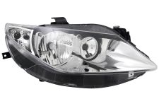PHARE AVANT SEAT IBIZA 2008-2012 OPTIQUE DOUBLE / BASE CHROMÉE / DROIT