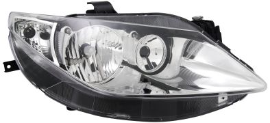 PHARE AVANT SEAT IBIZA 2008-2012 OPTIQUE DOUBLE / BASE CHROMÉE / DROIT