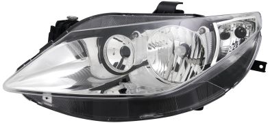 PHARE SEAT IBIZA 2008-2012 OPTIQUE DOUBLE / BASE CHROMÉE / GAUCHE