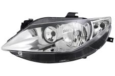 PHARE AVANT SEAT IBIZA 2008-2012 OPTIQUE DOUBLE / BASE CHROMÉE / GAUCHE
