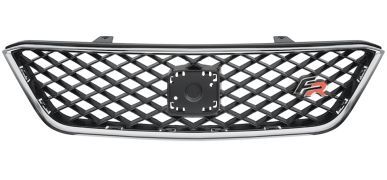 GRILLE SEAT IBIZA 2012-2017 FACE AVANT / FR / AVEC CONTOUR CHROMÉ